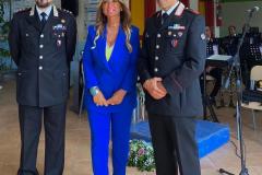 Ten. Col. Donato D'Amato - DS Prof.ssa Avv. Simona Sessa - Capo Fanfara Maresciallo Luca Belardo